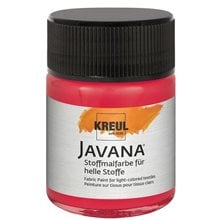 Kreul 50ml Javana Ανοιχτόχρωμο Ύφασμα Carmine Red  Χρώματα για Υφάσματα