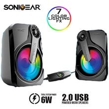 Sonic Gear USB 2.0 Speaker System With Huge Bass  Ηχεία