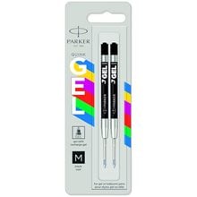 Ανταλλακτικό Parker Ballpoint Refill Medium Μαύρο Gel 2τμχ.  Στυλό