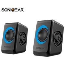 SONIC GEARS USB POWERED QUAD BASS SPEAKERS 2,0 BLACK TURQUILA  Ηχεία