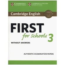 Cambridge English First For Schools 3 Wo/a  Αγγλικά Φροντιστηριακά & ELT Βιβλία