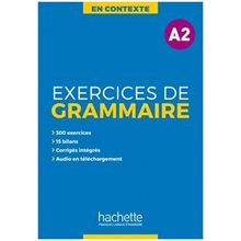 Exercices De Grammaire En Contexte  A2 ,  +mp3 +corriges  Γαλλικά Φροντιστηριακά