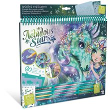 Nebulous Stars Creative Sketchbook Fantasy Horses - Water 11372  Καλλιτεχνικές Δραστηριότητες