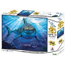Παζλ 3D Howard Robinson 1000τμχ. Great White Shark 16001  Παζλ Ενηλίκων
