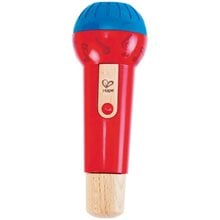 Hape Early Melodies Ξύλινο Mighty Echo Microphone (E0337A)  Ξύλινα Παιχνίδια