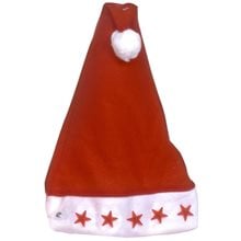Σκουφος Αγιου Βασιλη Με Φως 38x29cm Xmasfest 1131444  Στολές - Σκούφοι