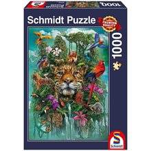 Πάζλ Schmidt King of the Jungle 2D 1000 Κομμάτια 58960  Παζλ