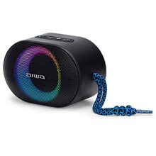 AIWA BLUETOOTH SPEAKER WITH RGB MULTI LIGHTING RMS 10W BLUE  Φορητά Ηχεία