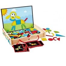 Hape Early Explorer Ξύλινο Magnetic Art Box-105Τμχ (E1631)  Ξύλινα Παιχνίδια
