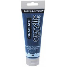 Aκρυλικό χρώμα Daller Rowney 120ml 154 PHTHALO TURQUOISE 123120154  Ακρυλικά Χρώματα Ζωγραφικής