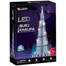 Πάζλ CubicFun 3D Burj Khalifa with Led 136τεμ. (L133h)  Παζλ 3D