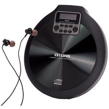 AIWA PORTABLE CD PLAYER WITH EARPHONES BLACK  Νέες Παραλαβές