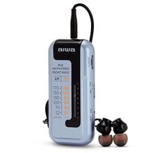 AIWA MINI POCKET RADIO WITH EARPHONES SILVER  Φορητά Ηχεία