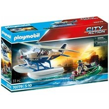 Playmobil City Action Καταδίωξη Λαθρέμπορου Από Αστυνομικό Υδροπλάνο 70779  Playmobil