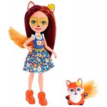 Mattel Enchantimals Κούκλα Και Ζωάκι Felicity Fox And Flick  Κούκλες Μωρά