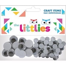 Ματάκια Πλαστικά Κινούμενα The Littles 20mm 40τμχ  Υλικά Κατασκευών & DIY