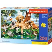 Παζλ Castorland 200μχ 40x29cm  Summer Pals B-222063  Παζλ Παιδικά