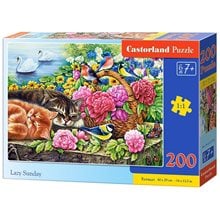Παζλ Castorland 200τμχ. Lazy Sunday 40x29cm B-222216  Παζλ Παιδικά