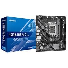 ASROCK MB H610M-HVS/M.2 R2.0, SOCKET INTEL LGA1700 14th/13th/12th GEN, CS INTEL H610, 2 DIMM SOCKETS DDR4, D-SUB/HDMI, PCI-E GEN 3.0, GIGABIT LAN, MICRO-ATX, 3YW  Μητρικές κάρτες