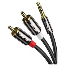 Cable Audio 3.5mm M/2xRCA M 1m UGREEN AV116 10749  Καλώδια - Adaptors