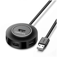 Hub USB 2.0 UGREEN CR106 Black 20277  USB Hubs