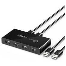 Sharing Switch Box USB 3.0 UGREEN US216 Black 30768  Καλώδια - Adaptors