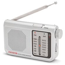 AIWA POCKET AM/FM RADIO WITH DUAL ANALOG TUNER SILVER  Νέες Παραλαβές
