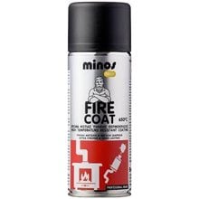 Minos Fire Coat Fire Spray Μαύρο 400ml  Χρώματα σε Σπρέι