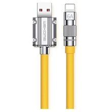 Charging Cable WK i6 Yellow 1m WDC-186 6A  Φορτιστές - Καλώδια