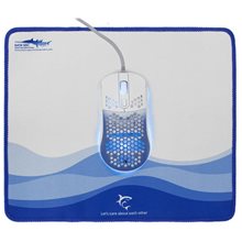 WHITE SHARK 6D MOUSE & MOUSE PAD MEGALODON  Mousepads