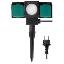 Outdoor Socket 2xSchuko with Sensor Logilink LPS226 2m  Πολύμπριζα - UPS