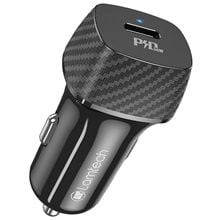 LAMTECH PREMIUM FAST IN-CAR CHARGER TYPE-C PD30W BLACK  Φορτιστές Αυτοκινήτου
