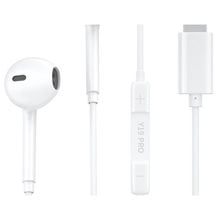 Earphone WK Y19 Max Lighting White Y19 white  Handsfree