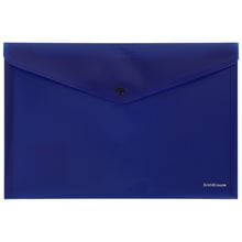 Φάκελος Κουμπί Erichkrause A4 Diamond Total Blue 54878  Θήκες - Ζελατίνες