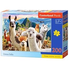 Παζλ Castorland 200 τμχ. Llamas Selfie 40x29cm B-222193  Παζλ Παιδικά