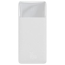 Baseus Bipow Overseas Edition Power Bank 30000mAh 15W με 2 Θύρες USB-A και Θύρα USB-C Λευκό (PPBD050202) (BASPPBD050202)  Powerbanks