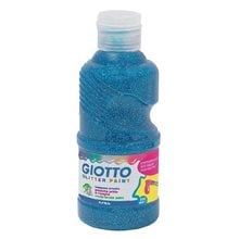 ΤΕΜΠΕΡΑ GIOTTO 250ml GLITTER ΜΠΛΕ  Τέμπερες