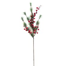 Κλωνάρι Πεύκο Με Γκι 66x24cm Xmasfest 1132572  Λουλούδια