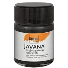 Kreul 50ml Javana Ανοιχτόχρωμο Ύφασμα Black  Χρώματα για Υφάσματα