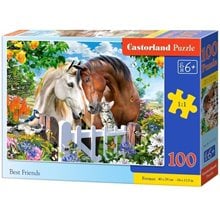 Παζλ Castorland 100 τμχ. Best Friends 40x29cm B-111121  Παζλ Παιδικά