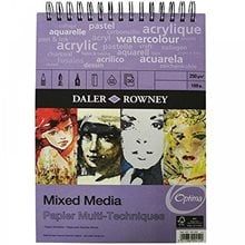 Mixed Media spiral A5 250gr. 30S  Μπλοκ - Χαρτιά Ζωγραφικής & Σχεδίου
