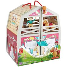 Hape Happy Family Ξύλινος Στάβλος Pony Club (E3409A)  Ξύλινα Παιχνίδια