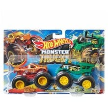 Mattel Hot Wheels Οχήματα Monster Trucks Σετ Των 2  Hot Wheels - Matchbox - Πίστες