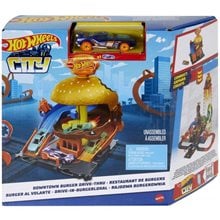 Mattel Hot Wheels Πιστες City Burger Drive-Thru HDR26  Hot Wheels - Matchbox - Πίστες