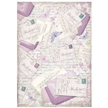 Ριζόχαρτο Decoupage Stamperia A4 Provence letters  Ριζόχαρτα για Decoupage