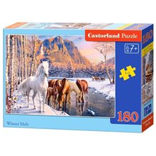 Παζλ Castorland 180τμχ. Winter Melt B-018505  Παζλ Παιδικά