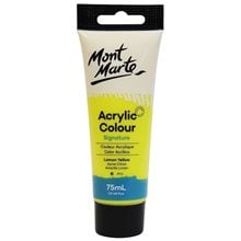 Ακρυλικό Mont Marte 75ml Studio Acrylic 02 Lemon Yellow  Ακρυλικά Χρώματα Ζωγραφικής