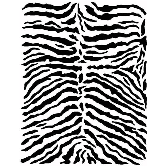 Stamperia Στένσιλ Mix Media 20x25cm 0.5mm Zebra Pattern, Savana