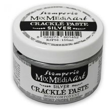 Stamperia Πάστα Κρακελέ 150ml Silver  Βερνίκια - Mediums
