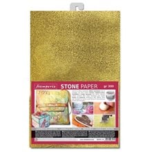 Stamperia Stone paper A4 Gold  Υλικά Κατασκευών